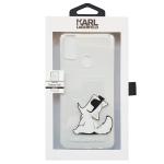 Carcasa Karl Lagerfeld Choupette Fun compatibila cu Samsung Galaxy M21, Transparent 5 - lerato.ro