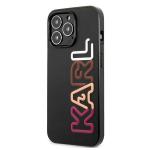 Carcasa Karl Lagerfeld Multipink Brand compatibila cu iPhone 13 / 13 Pro, Negru 3 - lerato.ro