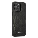Carcasa Karl Lagerfeld Monogram Plaque compatibila cu iPhone 13 / 13 Pro, Negru 5 - lerato.ro