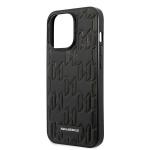 Carcasa Karl Lagerfeld Monogram Plaque compatibila cu iPhone 13 / 13 Pro, Negru 7 - lerato.ro