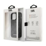 Carcasa Karl Lagerfeld Monogram Plaque compatibila cu iPhone 13 / 13 Pro, Negru 9 - lerato.ro