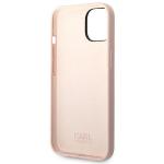 Carcasa Karl Lagerfeld Silicone Choupette Body compatibila cu iPhone 14 Plus, Roz 8 - lerato.ro