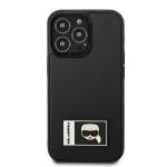 Carcasa Karl Lagerfeld Ikonik Patch compatibila cu iPhone 13 Pro Max, Negru 2 - lerato.ro
