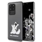 Carcasa Karl Lagerfeld Choupette Fun compatibila cu Samsung Galaxy S20 Ultra, Transparent 2 - lerato.ro