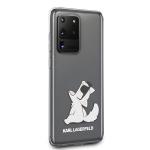Carcasa Karl Lagerfeld Choupette Fun compatibila cu Samsung Galaxy S20 Ultra, Transparent 6 - lerato.ro