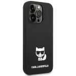 Carcasa Karl Lagerfeld Silicone Choupette Body compatibila cu iPhone 14 Pro, Negru 5 - lerato.ro