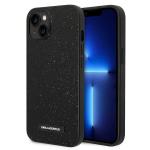 Carcasa Karl Lagerfeld Glitter Plaque Logo compatibila cu iPhone 14 Plus, Negru 4 - lerato.ro