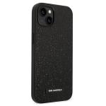 Carcasa Karl Lagerfeld Glitter Plaque Logo compatibila cu iPhone 14 Plus, Negru 5 - lerato.ro
