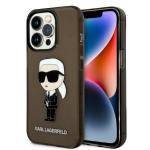 Carcasa Karl Lagerfeld Ikonik Karl compatibila cu iPhone 14 Pro, Negru 4 - lerato.ro