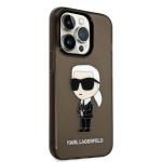 Carcasa Karl Lagerfeld Ikonik Karl compatibila cu iPhone 14 Pro, Negru 5 - lerato.ro