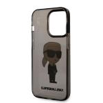Carcasa Karl Lagerfeld Ikonik Karl compatibila cu iPhone 14 Pro, Negru 8 - lerato.ro