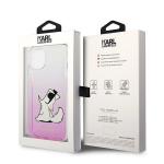 Carcasa Karl Lagerfeld Choupette Fun compatibila cu iPhone 14 Plus, Roz 9 - lerato.ro