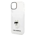 Carcasa Karl Lagerfeld Ikonik Choupette compatibila cu iPhone 14 Plus, Transparent 7 - lerato.ro