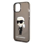 Carcasa Karl Lagerfeld Ikonik Karl compatibila cu iPhone 14 Plus, Negru 7 - lerato.ro