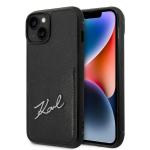 Carcasa Karl Lagerfeld Signature Logo compatibila cu iPhone 14 Plus, Negru 4 - lerato.ro