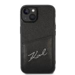 Carcasa Karl Lagerfeld Signature Logo compatibila cu iPhone 14 Plus, Negru 2 - lerato.ro