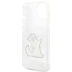 Carcasa Karl Lagerfeld Choupette Fun compatibila cu iPhone 14 Plus, Transparent 8 - lerato.ro