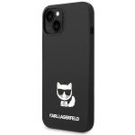 Carcasa Karl Lagerfeld Silicone Choupette Body compatibila cu iPhone 14 Plus, Negru 3 - lerato.ro