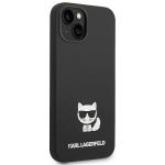 Carcasa Karl Lagerfeld Silicone Choupette Body compatibila cu iPhone 14 Plus, Negru 5 - lerato.ro