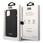 Carcasa Karl Lagerfeld Silicone Plaque cu Magsafe compatibila cu iPhone 14 Plus, Negru 9 - lerato.ro
