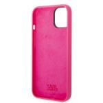 Carcasa Karl Lagerfeld Silicone RSG compatibila cu iPhone 14 Plus, Roz 8 - lerato.ro