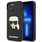 Carcasa Karl Lagerfeld 3D Rubber Karl Head compatibila cu iPhone 14 Plus, Negru 4 - lerato.ro