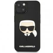 Carcasa Karl Lagerfeld 3D Rubber Karl Head compatibila cu iPhone 14 Plus, Negru
