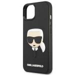 Carcasa Karl Lagerfeld 3D Rubber Karl Head compatibila cu iPhone 14 Plus, Negru 7 - lerato.ro
