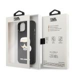 Carcasa Karl Lagerfeld 3D Rubber Karl Head compatibila cu iPhone 14 Plus, Negru 9 - lerato.ro