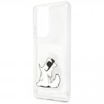 Carcasa Karl Lagerfeld Choupette Fun compatibila cu Samsung Galaxy S21 Ultra, Transparent 7 - lerato.ro