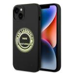 Carcasa Karl Lagerfeld Silicone RSG compatibila cu iPhone 14 Plus, Negru 4 - lerato.ro