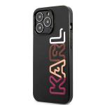 Carcasa Karl Lagerfeld Multipink Brand compatibila cu iPhone 13 Pro Max, Negru 3 - lerato.ro