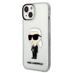 Carcasa Karl Lagerfeld Ikonik Karl compatibila cu iPhone 14 Plus, Transparent 3 - lerato.ro