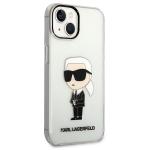 Carcasa Karl Lagerfeld Ikonik Karl compatibila cu iPhone 14 Plus, Transparent 5 - lerato.ro