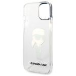 Carcasa Karl Lagerfeld Ikonik Karl compatibila cu iPhone 14 Plus, Transparent 8 - lerato.ro
