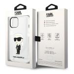 Carcasa Karl Lagerfeld Ikonik Karl compatibila cu iPhone 14 Plus, Transparent 9 - lerato.ro