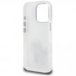 Carcasa Karl Lagerfeld IML Aquarelle Karl and Choupette Logo compatibila cu iPhone 16 Pro Max, Alb 8 - lerato.ro