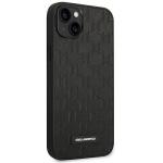 Carcasa Karl Lagerfeld Saffiano Mono Metal Logo compatibila cu iPhone 14 Plus, Negru 5 - lerato.ro