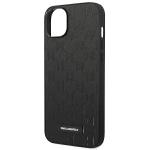 Carcasa Karl Lagerfeld Saffiano Mono Metal Logo compatibila cu iPhone 14 Plus, Negru 7 - lerato.ro