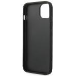Carcasa Karl Lagerfeld Saffiano Mono Metal Logo compatibila cu iPhone 14 Plus, Negru 8 - lerato.ro