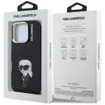 Carcasa Karl Lagerfeld IML Aquarelle Karl Logo MagSafe compatibila cu iPhone 16 Pro, Negru 9 - lerato.ro