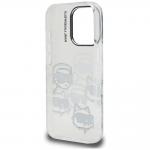 Carcasa Karl Lagerfeld IML Multi K&C Head Pattern compatibila cu iPhone 16 Pro, Transparent 8 - lerato.ro