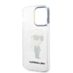 Carcasa Karl Lagerfeld Ikonik Karl compatibila cu iPhone 14 Pro, Transparent 8 - lerato.ro