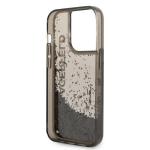 Carcasa Karl Lagerfeld Liquid Glitter Elong compatibila cu iPhone 14 Pro, Negru 7 - lerato.ro