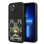 Carcasa Karl Lagerfeld Karlimals Cardslot compatibila cu iPhone 13, Negru 4 - lerato.ro