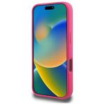 Carcasa Karl Lagerfeld Silicone Choupette Head Print cu MagSafe compatibila cu iPhone 16 Pro, Roz 6 - lerato.ro