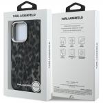 Carcasa Karl Lagerfeld IML Leopard Pattern cu MagSafe compatibila cu iPhone 16 Pro, Negru 9 - lerato.ro