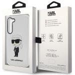 Carcasa Karl Lagerfeld Ikonik Karl compatibila cu Samsung Galaxy S23, Transparent 9 - lerato.ro
