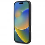 Carcasa Karl Lagerfeld HC Grained PU Cardslot Metal Signature compatibila cu iPhone 16 Pro Max, Negru 6 - lerato.ro