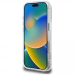 Carcasa Karl Lagerfeld IML Aquarelle Karl and Choupette Logo compatibila cu iPhone 16, Alb 6 - lerato.ro